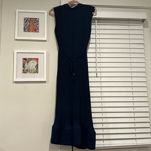 Milly Melina Solid Pleated Dress